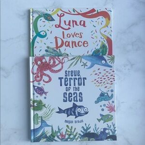 Set of 2 Kane Miller Books (Luna Loves Dance & Steve Terror of the Seas)